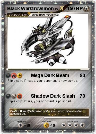 Pokemon Black WarGrowlmon
