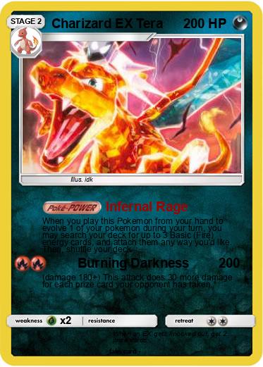 Pokemon Charizard EX Tera