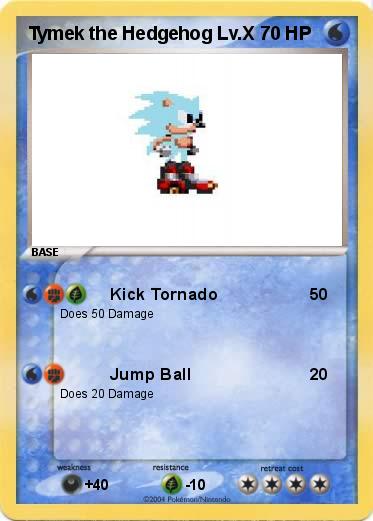 Pokemon Tymek the Hedgehog Lv.X