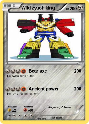 Pokemon Wild zyuoh king