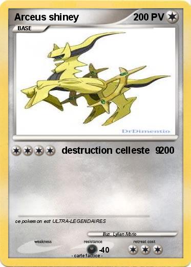 Pokemon Arceus shiney