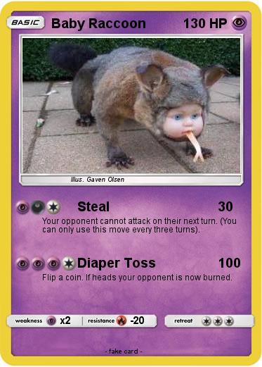 Pokemon Baby Raccoon