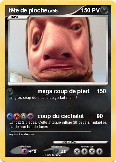 Pokemon tête de pioche