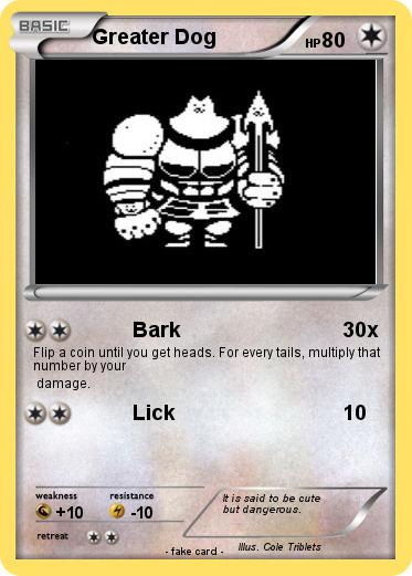 Pokemon Greater Dog
