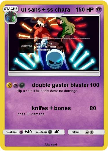 Pokemon ut sans + ss chara