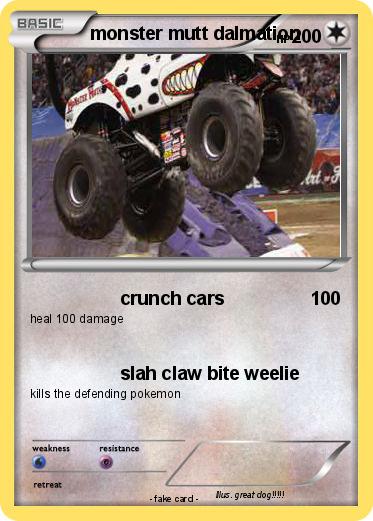 Pokemon monster mutt dalmation