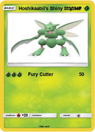 Pokemon Hoshikaabii's Shiny Scyther