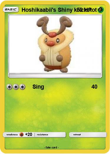 Pokemon Hoshikaabii's Shiny kricketot