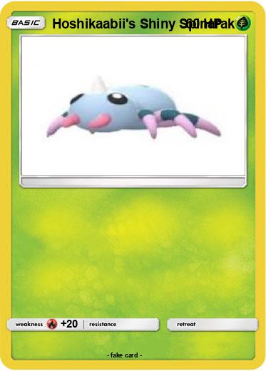 Pokemon Hoshikaabii's Shiny Spinarak