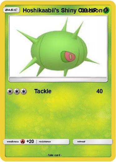 Pokemon Hoshikaabii's Shiny Cascoon