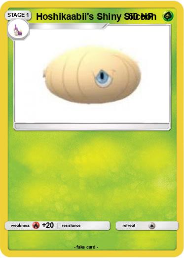 Pokemon Hoshikaabii's Shiny Silcoon