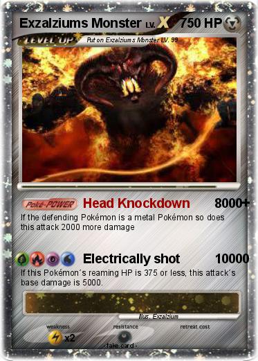 Pokemon Exzalziums Monster