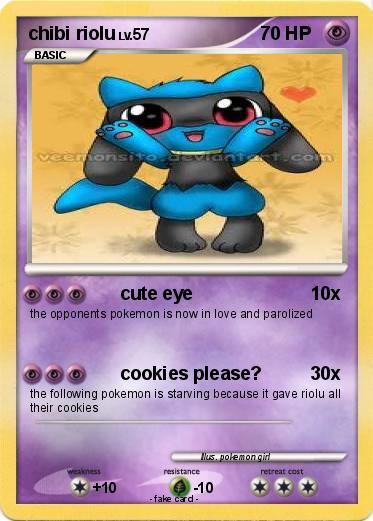 Pokemon chibi riolu
