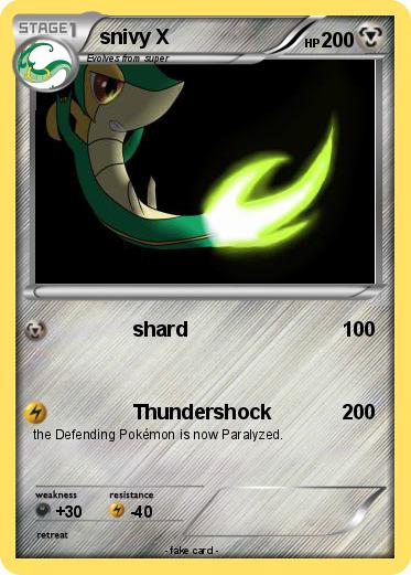 Pokemon snivy X