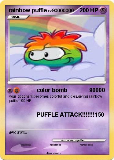 Pokemon rainbow puffle