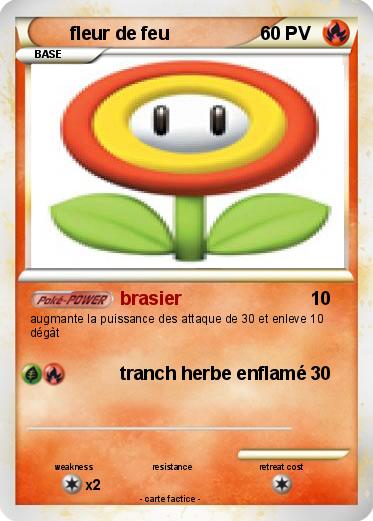 Pokemon fleur de feu