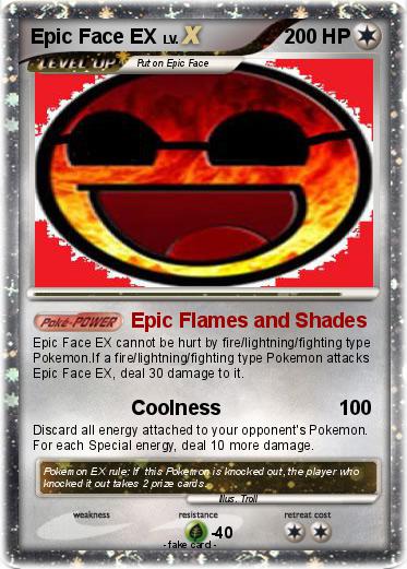Pokemon Epic Face EX