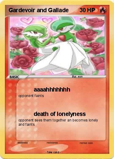 Pokemon Gardevoir and Gallade