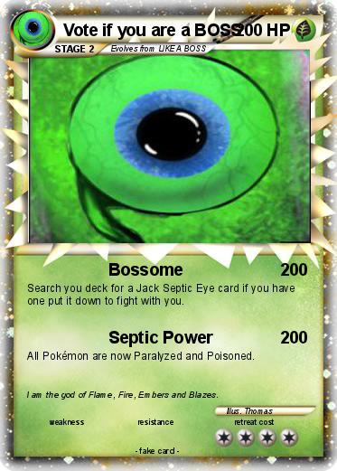Pokemon Vote if you are a BOSS