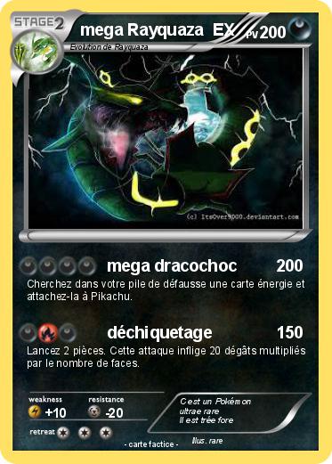Pokemon mega Rayquaza  EX