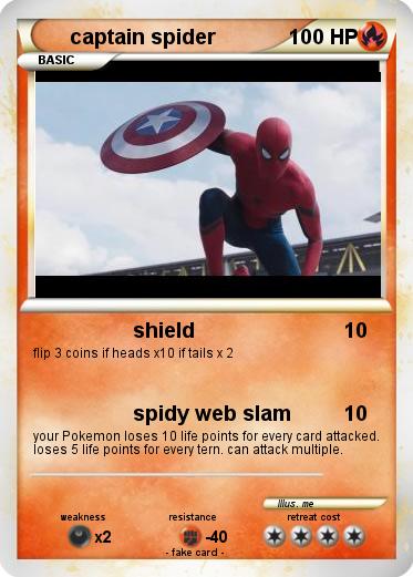 Pokemon captain spider