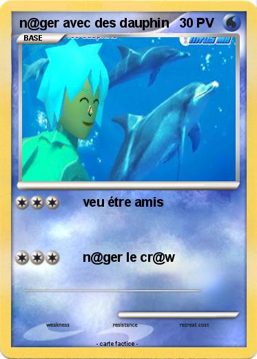 Pokemon n@ger avec des dauphin