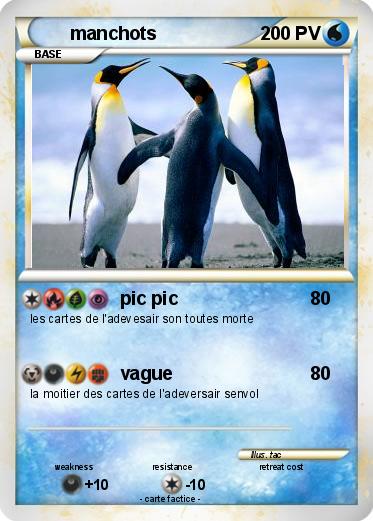 Pokemon manchots
