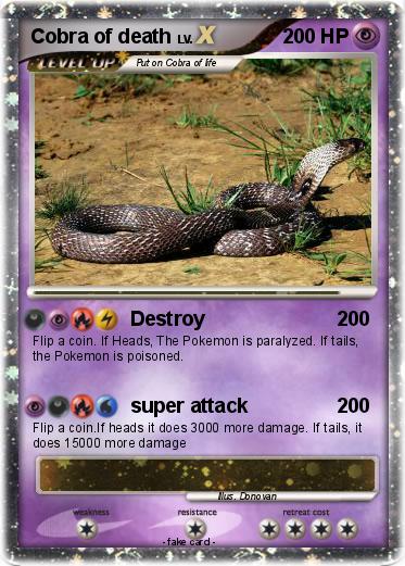 Pokemon Cobra of death