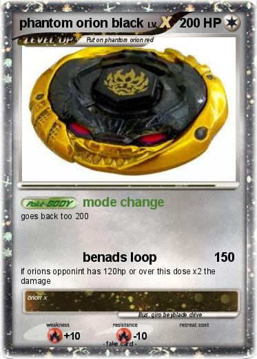 Pokemon phantom orion black