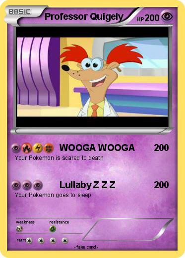 Pokemon Professor Quigely