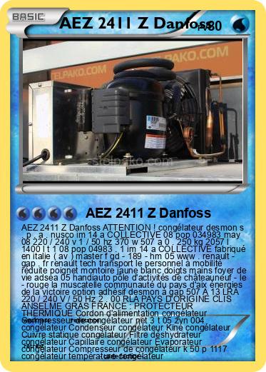 Pokemon AEZ 2411 Z Danfoss