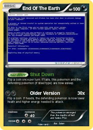 Pokemon End Of The Earth