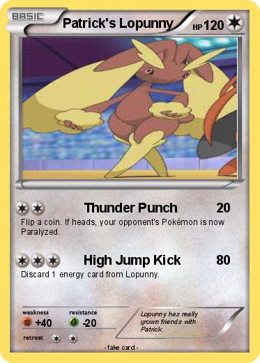 Pokemon Patrick's Lopunny