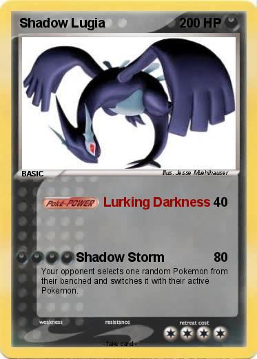 Pokemon Shadow Lugia