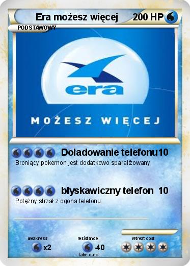 Pokemon Era możesz więcej