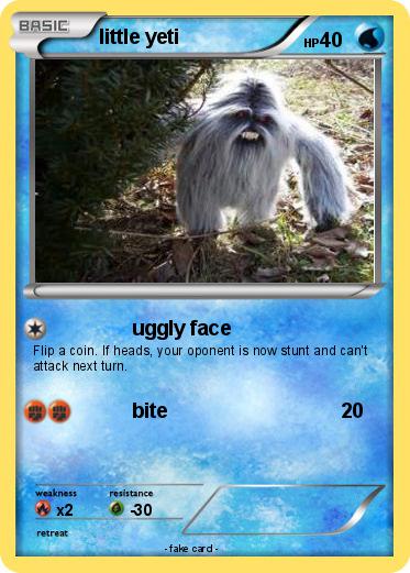 Pokemon little yeti