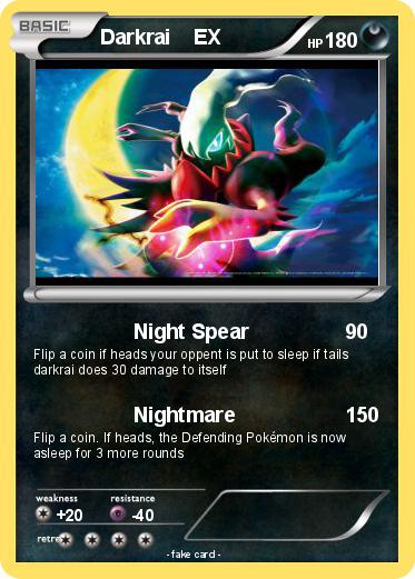 Pokemon Darkrai    EX