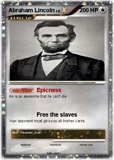 Pokemon Abraham Lincoln