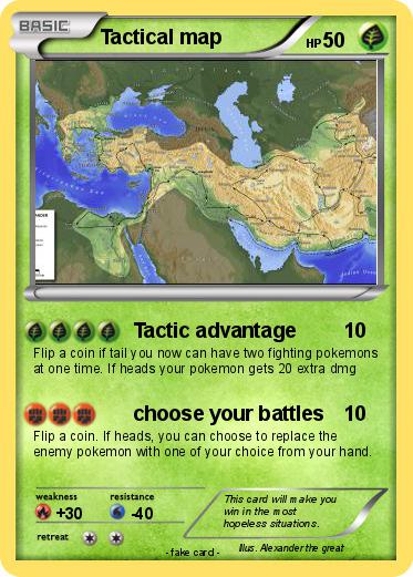 Pokemon Tactical map