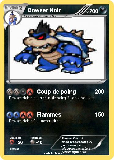 Pokemon Bowser Noir