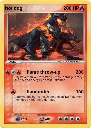 Pokemon hot dog
