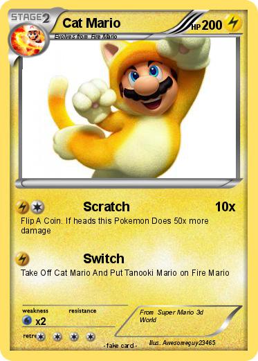 Pokemon Cat Mario