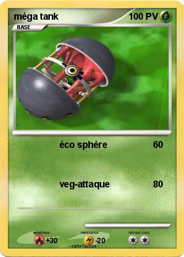 Pokemon méga tank