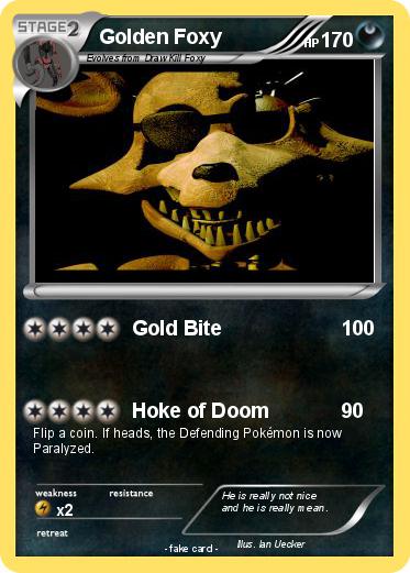 Pokemon Golden Foxy