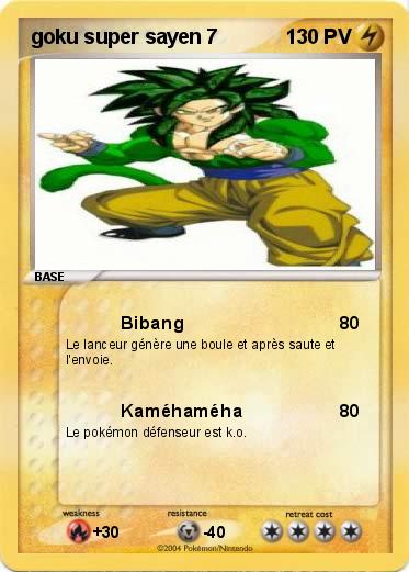Pokemon goku super sayen 7