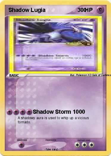 Pokemon Shadow Lugia                         0