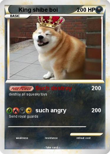 Pokemon King shibe boi