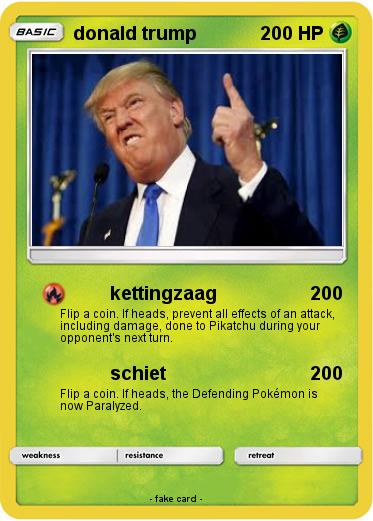 Pokemon donald trump