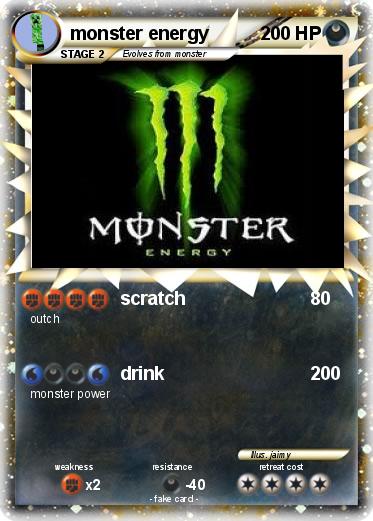 Pokemon monster energy