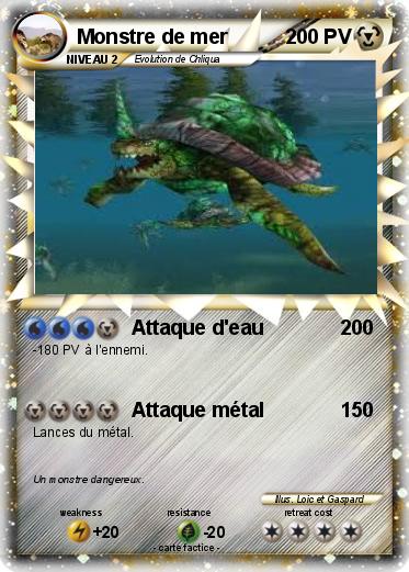 Pokemon Monstre de mer